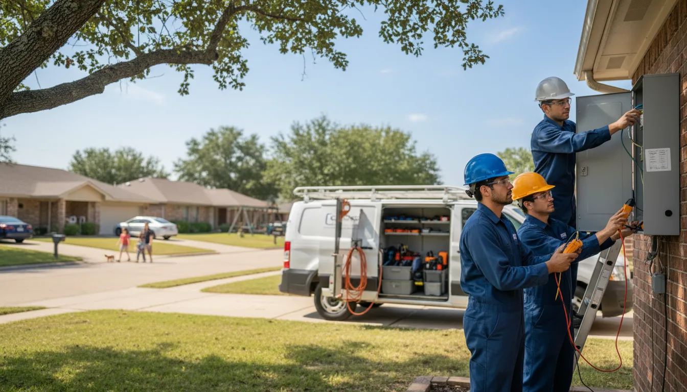 Certified electrician providing emergency electrical services in Wading River, NY
